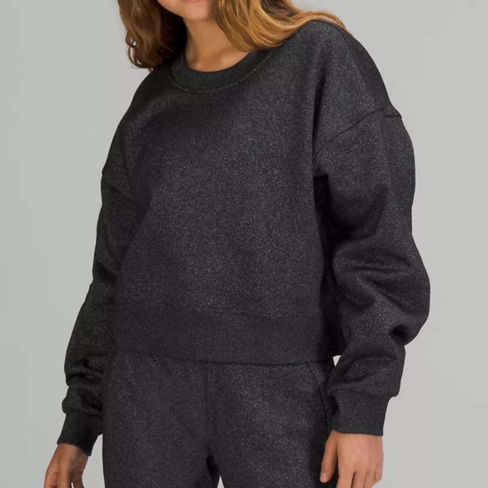 Lululemon Perfectly Oversized Cropped Crew * Spark